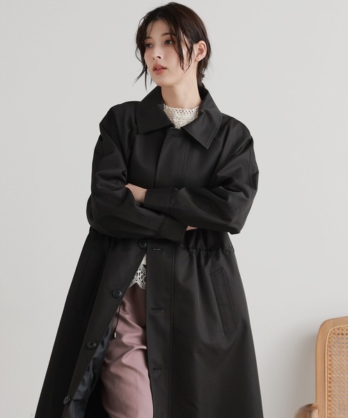 Filomo（フィローモ）の「[Filomo]3WAYロングステンカラーコートキルティングライナー付き（ステンカラーコート・レディース・ブラック/ネイビー/ベージュ/キャメル・M/L）」の15枚目の写真
