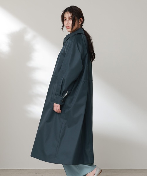 Filomo]3WAYロングステンカラーコートキルティングライナー付き