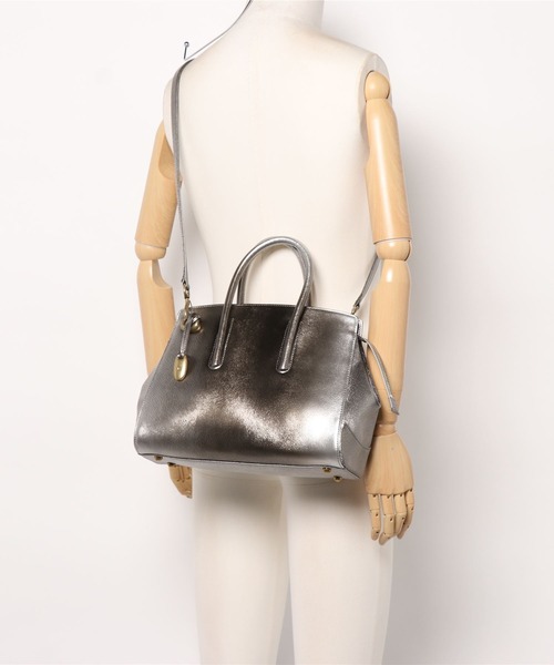 TOFF&LOADSTONE（トフアンドロードストーン）の「Scrap Book別注【TOFF＆LOADSTONE】ジョリーメタリックミンクSV（トートバッグ・レディース・シルバー系その他・FREE）」の7枚目の写真