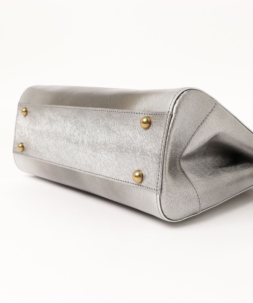 TOFF&LOADSTONE（トフアンドロードストーン）の「Scrap Book別注【TOFF＆LOADSTONE】ジョリーメタリックミンクSV（トートバッグ・レディース・シルバー系その他・FREE）」の8枚目の写真