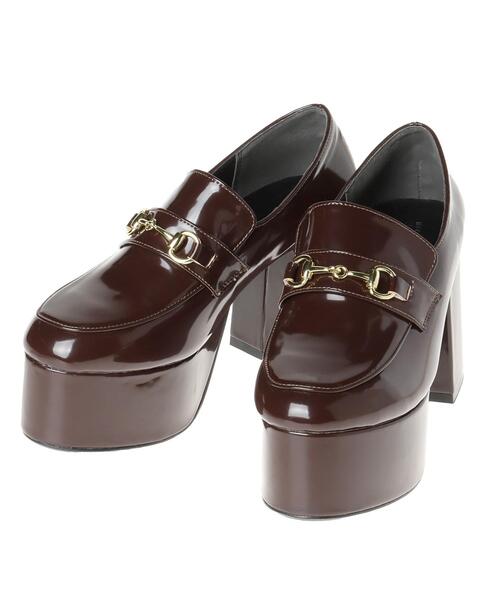 INGNI（イング）の「bit付プラットフォームパンプス（パンプス・レディース・ブラウン/ブラック・L/M）」の3枚目の写真