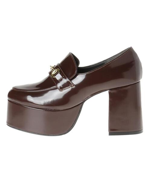 INGNI（イング）の「bit付プラットフォームパンプス（パンプス・レディース・ブラウン/ブラック・L/M）」の4枚目の写真
