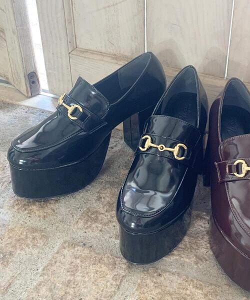 INGNI（イング）の「bit付プラットフォームパンプス（パンプス・レディース・ブラウン/ブラック・L/M）」の11枚目の写真