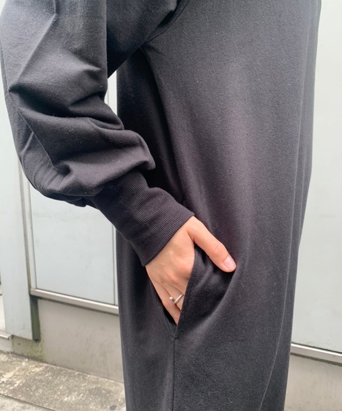 Kastane（カスタネ）の「【3サイズ展開】カットティアードマキシワンピース（ワンピース・レディース・ライトグレー/ブラック/オリーブ/モカ/アイボリー・1/2/0）」の9枚目の写真