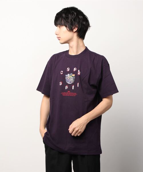 Carhartt WIP(カーハートダブリューアイピー)の「S/S UNITE T-SHIRT(Tシャツ/カットソー・メンズ・ホワイト/ダークパープル/ダークグリーン/ブラック・SMALL/MEDIUM/LARGE)」の4枚目の写真