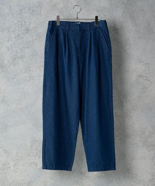 TIMELY WARNING(タイムリーワーニング)の「Timely Warning / コーデュロイ/デニム バルーンパンツ(その他パンツ・メンズ・ブルー/チャコール/キナリ/グリーン/ブルーグレー/ブラウン・MEDIUM/LARGE)」の1枚目の写真