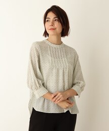 DRESKIP | 【藤本美貴さん着用商品】イージーケアピンタック袖パールブラウス(シャツ/ブラウス)
