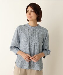 DRESKIP | 【藤本美貴さん着用商品】イージーケアピンタック袖パールブラウス(シャツ/ブラウス)