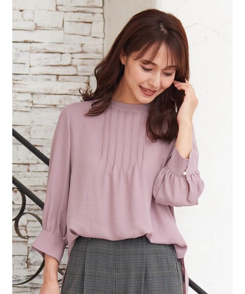 ネックパール✖️フリルトップミディドレスwnXL sifeel/シフィール】チェック柄マーメイドドレス/ショート