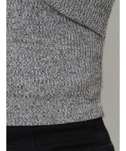 EMODA（エモダ）の「フロントクロストップ（Tシャツ/カットソー・レディース・ブラック/グレー/カーキ・FREE）」の20枚目の写真