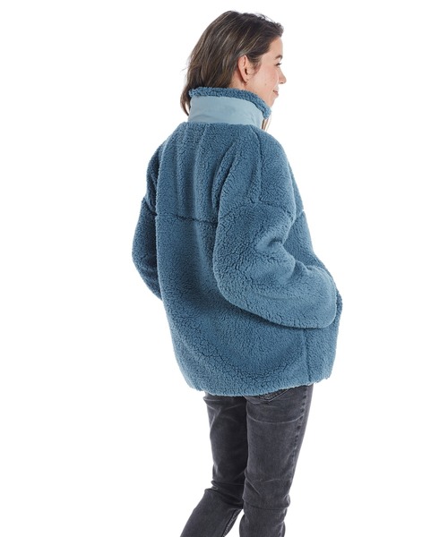 ROXY（ロキシー）の「YOUR HAND STAND/ロキシーモコモコボアブルゾン（ブルゾン・レディース・ブラック系その他/ベージュ/ブラック/ナチュラル・SMALL/MEDIUM/LARGE/X-LARGE）」の8枚目の写真