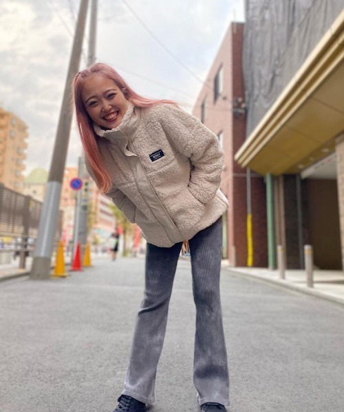 ROXY（ロキシー）の「YOUR HAND STAND/ロキシーモコモコボアブルゾン（ブルゾン・レディース・ブラック系その他/ベージュ/ブラック/ナチュラル・SMALL/MEDIUM/LARGE/X-LARGE）」の12枚目の写真