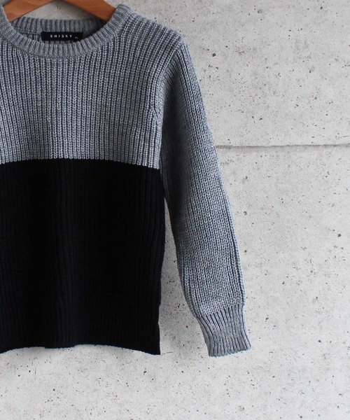 THE CASUAL（カジュアル）の「7G 畦編み クルーネック ニット キッズ（ニット/セーター・キッズ・ブラウン系その他2/アイボリー/ブラウン系その他/ブラウン/モカ/ベージュ/杢グレー/ブラック/グレー系その他/チャコール・140cm/110cm/120cm/160cm/150cm/130cm）」の16枚目の写真