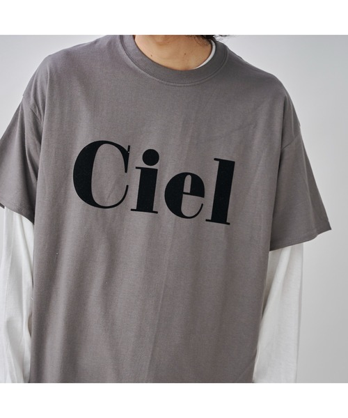 CPCM(シーピーシーエム)の「レイヤードフロッキーロゴL/S(Tシャツ/カットソー・メンズ・ホワイト/チャコールグレー/ブルー・MEDIUM/LARGE)」の10枚目の写真