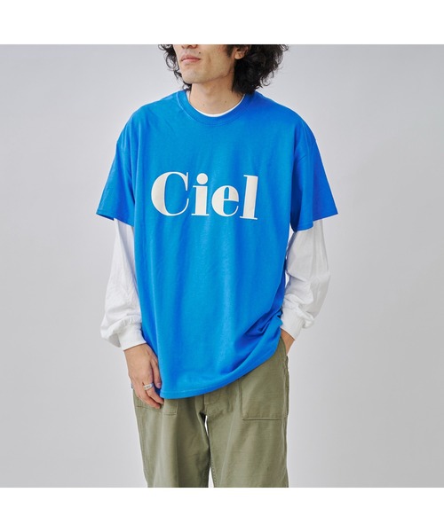 CPCM(シーピーシーエム)の「レイヤードフロッキーロゴL/S(Tシャツ/カットソー・メンズ・ホワイト/チャコールグレー/ブルー・MEDIUM/LARGE)」の11枚目の写真