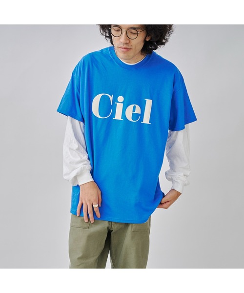 CPCM(シーピーシーエム)の「レイヤードフロッキーロゴL/S(Tシャツ/カットソー・メンズ・ホワイト/チャコールグレー/ブルー・MEDIUM/LARGE)」の13枚目の写真