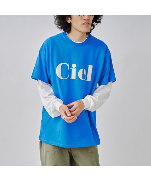 CPCM(シーピーシーエム)の「レイヤードフロッキーロゴL/S(Tシャツ/カットソー・メンズ・ホワイト/チャコールグレー/ブルー・MEDIUM/LARGE)」の18枚目の写真