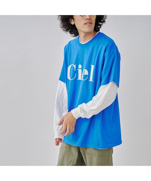 CPCM(シーピーシーエム)の「レイヤードフロッキーロゴL/S(Tシャツ/カットソー・メンズ・ホワイト/チャコールグレー/ブルー・MEDIUM/LARGE)」の19枚目の写真