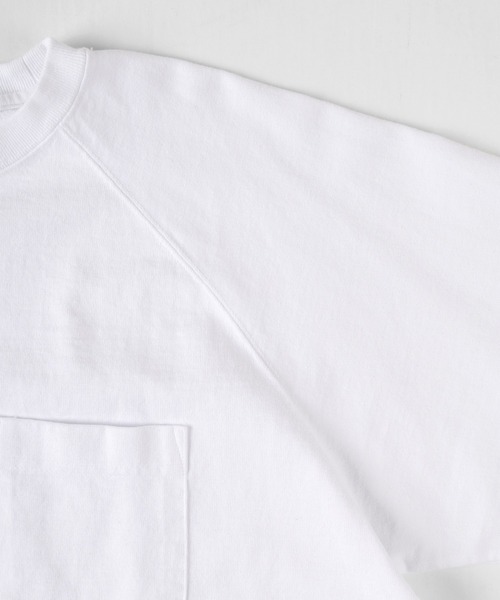 Good On（グッドオン）の「【Good On/グッドオン】ヘビーウェイト ラグランロングスリーブ ポケットTシャツ/長袖Tシャツ（Tシャツ/カットソー・メンズ・ホワイト/ブラック/ネイビー/クリーム/ブルーグリーン・M/L/XL）」の21枚目の写真