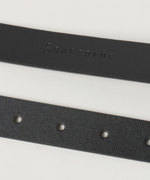 RAGEBLUE（レイジブルー）の「ナローシンセティックベルト/239718（ベルト・メンズ・ブラック/その他19・FREE）」の5枚目の写真