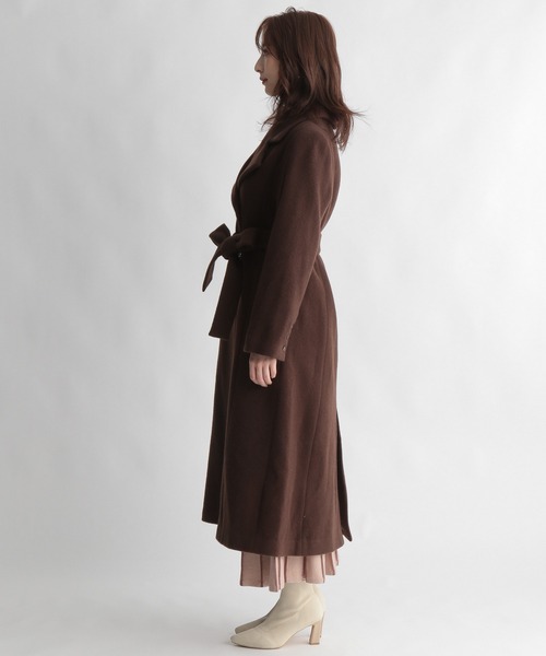 Andemiu（アンデミュウ）の「ビッグラペルロングコート238465