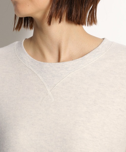 niko and...(ニコアンド)の「起毛スムースクループルオーバー(Tシャツ/カットソー・レディース・ブラック/グリーン/ナチュラル/チャコール・MEDIUM/LARGE)」の5枚目の写真
