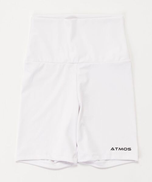 atmos pink（アトモスピンク）の「atmos pink ロゴ バイカーパンツ（レギンス/スパッツ・レディース・ピンク/ブルー/ブラック/ホワイト・FREE）」の2枚目の写真