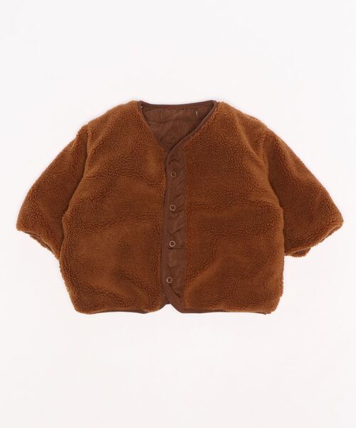 b・ROOM（ビールーム）の「4WAYジャケット（ブルゾン・キッズ・アイボリー/ダークブラウン/モスグリーン/ネイビー・90cm/100cm/110cm/120cm/130cm）」の11枚目の写真