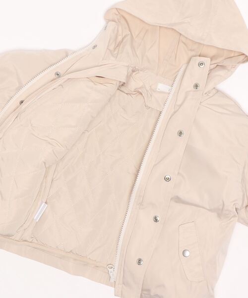 b・ROOM（ビールーム）の「4WAYジャケット（ブルゾン・キッズ・アイボリー/ダークブラウン/モスグリーン/ネイビー・90cm/100cm/110cm/120cm/130cm）」の13枚目の写真