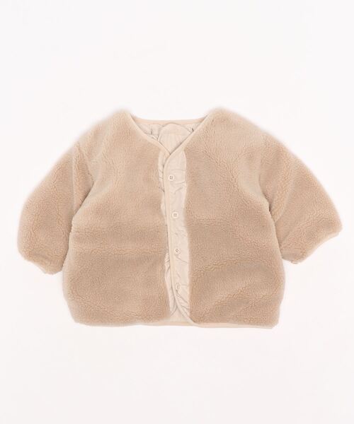 b・ROOM（ビールーム）の「4WAYジャケット（ブルゾン・キッズ・アイボリー/ダークブラウン/モスグリーン/ネイビー・90cm/100cm/110cm/120cm/130cm）」の14枚目の写真