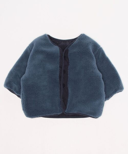 b・ROOM（ビールーム）の「4WAYジャケット（ブルゾン・キッズ・アイボリー/ダークブラウン/モスグリーン/ネイビー・90cm/100cm/110cm/120cm/130cm）」の17枚目の写真