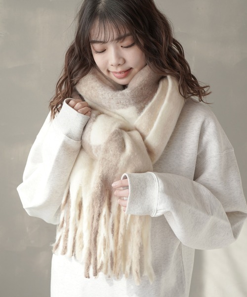 スノーピークと大判起毛ストールsnow peak（スノーピーク） マフラー