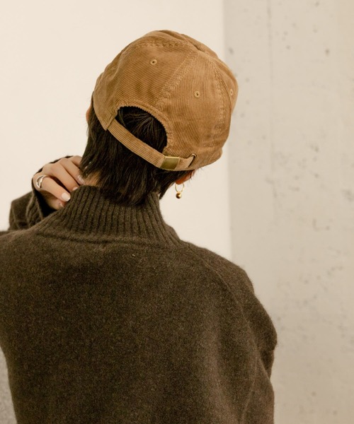 URBAN RESEARCH（アーバンリサーチ）の「コーデュロイCAP（キャップ・レディース・ベージュ/ネイビー/ブラウン/ピンク・-）」の8枚目の写真