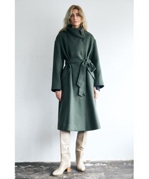 MOUSSY | STAND COLLAR LONG コート(チェスターコート)