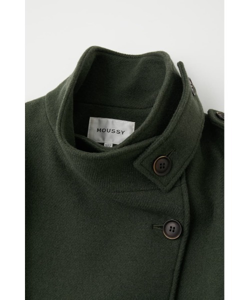 MOUSSY（マウジー）の「STAND COLLAR LONG コート（チェスター