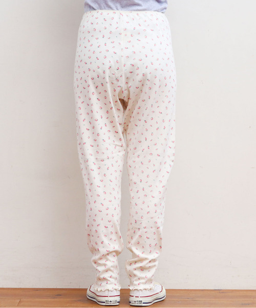 CHILD WOMAN（チャイルドウーマン）の「フライス小花プリント レギンスパンツ（レギンス/スパッツ・レディース・アイボリー/サックスブルー/ブルー/オレンジ/イエロー/ブルー系その他・FREE）」の17枚目の写真