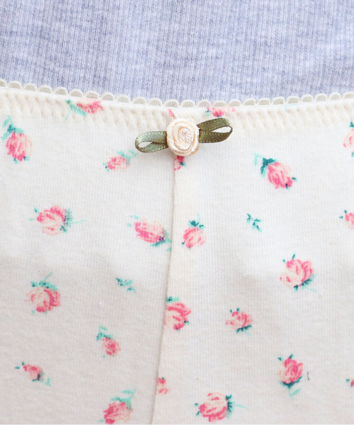 CHILD WOMAN（チャイルドウーマン）の「フライス小花プリント レギンスパンツ（レギンス/スパッツ・レディース・アイボリー/サックスブルー/ブルー/オレンジ/イエロー/ブルー系その他・FREE）」の19枚目の写真