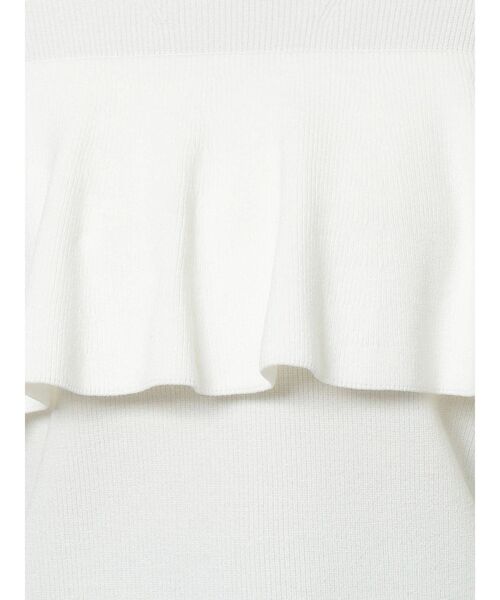 ELENDEEK（エレンディーク）の「フレアケープライクニット（ニット/セーター・レディース・オフホワイト/ラベンダー/ブラック・FREE）」の22枚目の写真