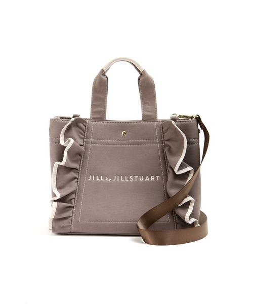 JILL by JILL STUART（ジルバイジルスチュアート）の「◇フリルトート（大）（トートバッグ・レディース・ホワイト/ブラック/ブラウン/グリーン系その他・FREE）」の12枚目の写真