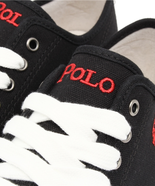 POLO RALPH LAUREN（ポロ ラルフ ローレン）の「ジュニア ポロ ラルフローレン キャンバス Polo CHAZ CVS Junior Itk（スニーカー・レディース・ブラック/カーキ・23cm/24cm/23.5cm）」の9枚目の写真