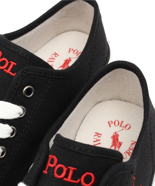 POLO RALPH LAUREN（ポロ ラルフ ローレン）の「ジュニア ポロ ラルフローレン キャンバス Polo CHAZ CVS Junior Itk（スニーカー・レディース・ブラック/カーキ・23cm/24cm/23.5cm）」の10枚目の写真