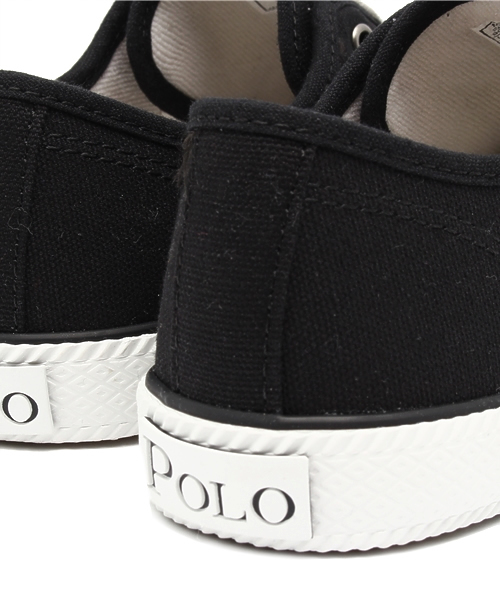 POLO RALPH LAUREN（ポロ ラルフ ローレン）の「ジュニア ポロ ラルフローレン キャンバス Polo CHAZ CVS Junior Itk（スニーカー・レディース・ブラック/カーキ・23cm/24cm/23.5cm）」の3枚目の写真