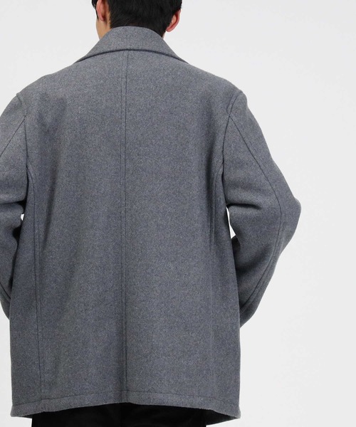BACK NUMBER(バックナンバー)の「【BACK NUMBER】撥水Pコート(ピーコート・メンズ・グレー/ブラック・M/L/XL)」の12枚目の写真