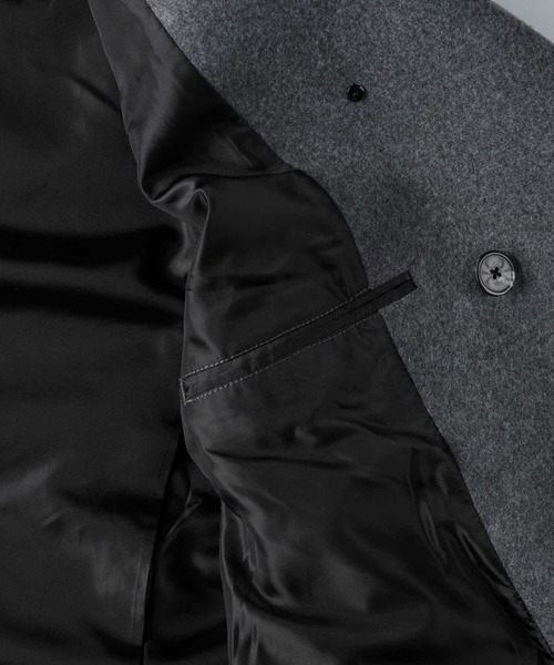 BACK NUMBER(バックナンバー)の「【BACK NUMBER】撥水Pコート(ピーコート・メンズ・グレー/ブラック・M/L/XL)」の18枚目の写真