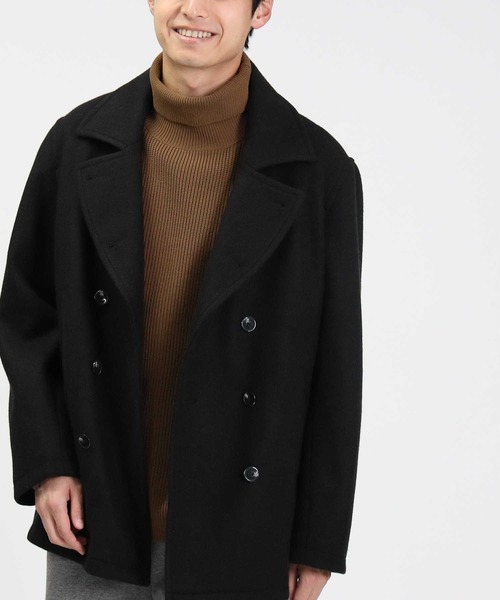 BACK NUMBER(バックナンバー)の「【BACK NUMBER】撥水Pコート(ピーコート・メンズ・グレー/ブラック・M/L/XL)」の7枚目の写真