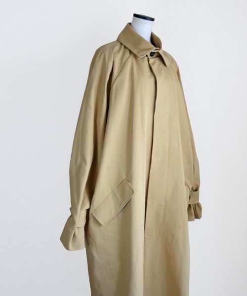Marient（マリエント）の「マックステンカラーコート/ユニセックス（ステンカラーコート・レディース・ベージュ・FREE）」の11枚目の写真