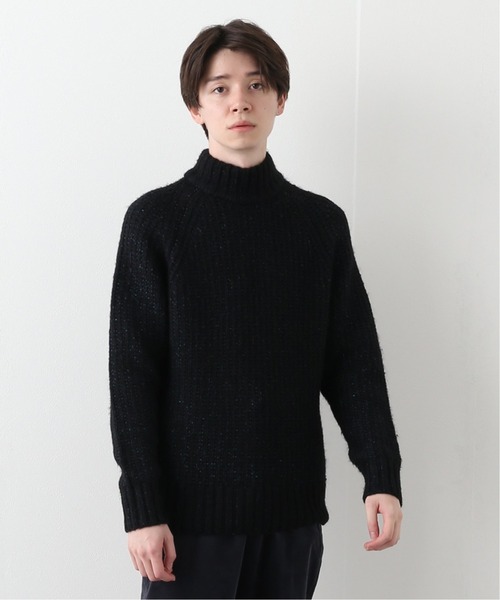 EDIFICE（エディフィス）の「Spray メランジ モック ネック ニット（ニット/セーター・メンズ・ネイビー/その他4・SMALL/MEDIUM/LARGE）」の2枚目の写真