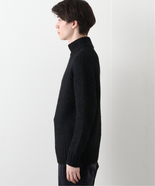 EDIFICE（エディフィス）の「Spray メランジ モック ネック ニット（ニット/セーター・メンズ・ネイビー/その他4・SMALL/MEDIUM/LARGE）」の3枚目の写真