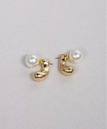 mou（モウ）の「艶ゴールドキャッチピアス（ピアス（両耳用））」
