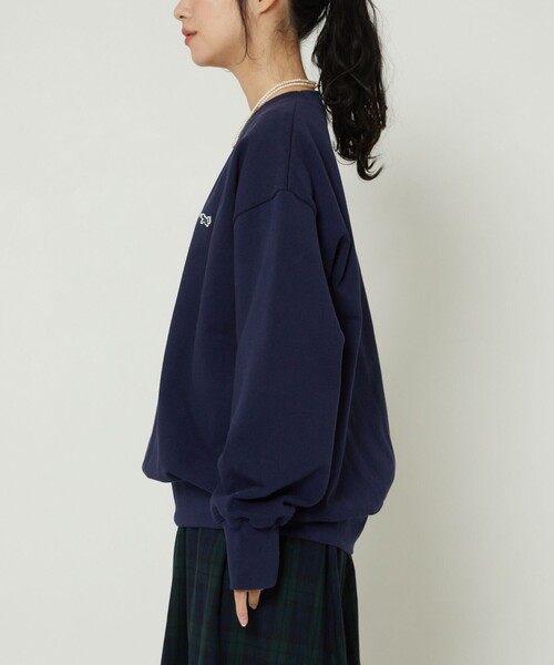 FREAK'S STORE（フリークスストア）の「TOWN CRAFT × FREAK'S STORE/タウンクラフト 【WEB限定】theFOX スウェットクルーネック（スウェット・レディース・グレー/ネイビー/レッド/グリーン/ブラック/オフホワイト・ﾌﾘ-）」の15枚目の写真